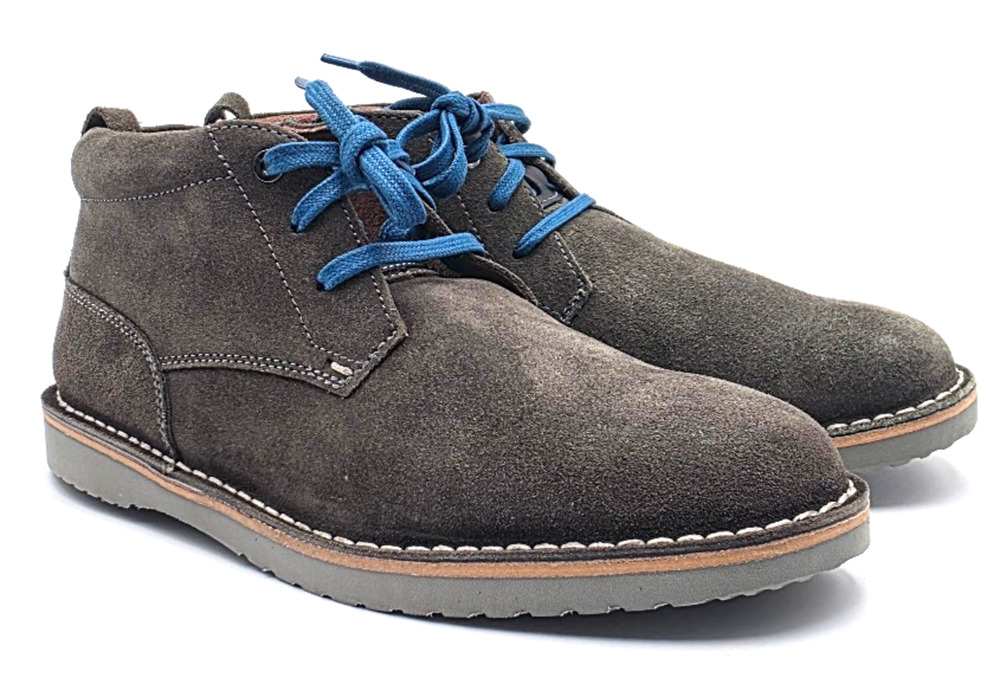 Florsheim Navigator Chukka Boys Casual Shoes Green Lace Up Size 7 M